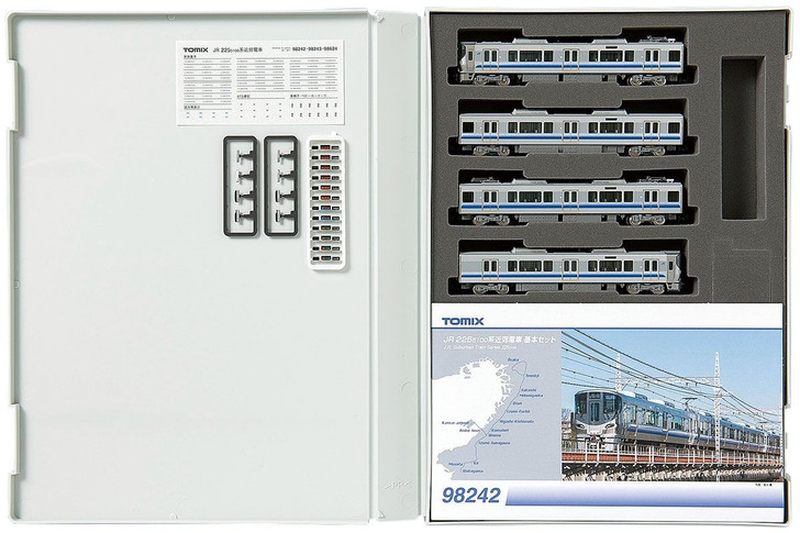 98242 JR Series 225-5100 Suburban Train 4 Cars Set (N scale