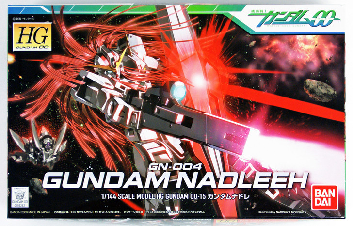 Bandai HG OO 15 Gundam NADLEEH GN-004 1/144 Scale Kit (4573102606457)
