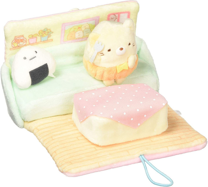 San-x Sumikko Gurashi Picture Book Plush Toy "Dining"