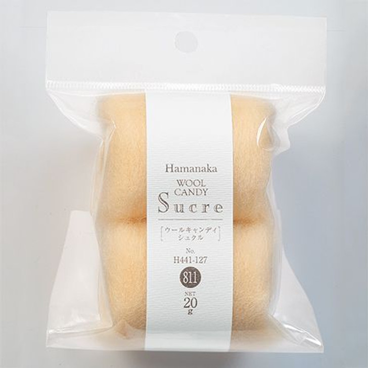 Hamanaka H441-127-811 Wool Candy Sucre Natural Blend No.811