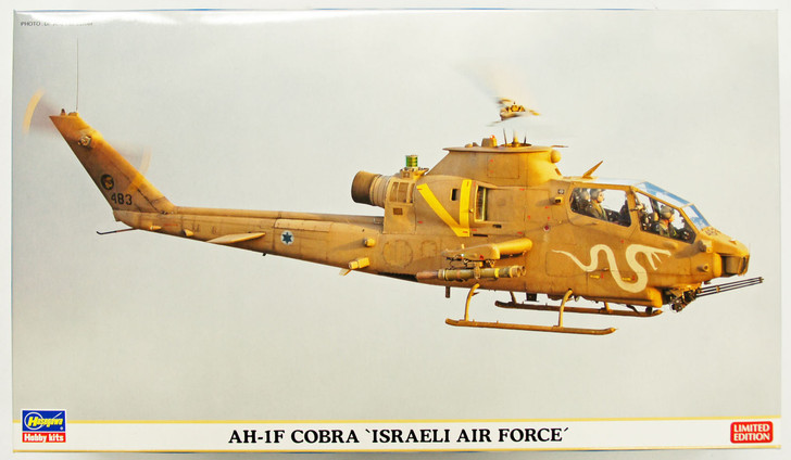 Hasegawa 02130 AH-1F Cobra Israeli Air Force (2 Helicopter Kit) 1/72 Scale Kit (4967834021303)