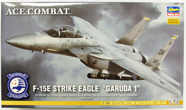 Hasegawa SP323 Ace Combat F-15E Strike Eagle Garuda 1 1/72 Scale Kit (4967834521230)