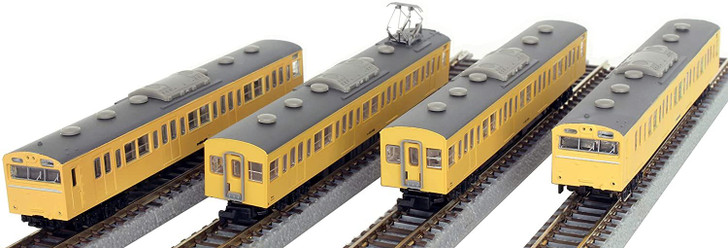 Rokuhan T022-13 JNR Series 103 Canary High Cab Type 4 Cars Set (Z Scale)