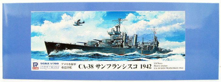 Pit-Road 1/700 USS New Orleans Class Heavy Cruiser CA-38 San Francisco 1942 Plastic Model