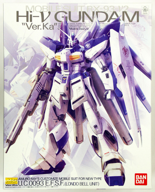 Bandai MG Gundam RX-93-V2 Hi-V Gundam VersionKa 1/100 Scale Kit (4573102615916)
