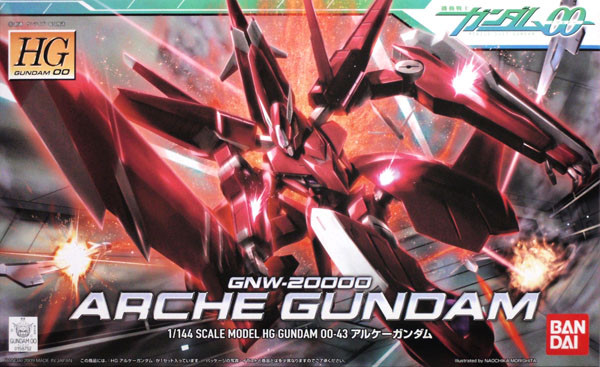 Bandai HG OO 43 Gundam ARCHE Gundam GNW-20000 1/144 Scale Kit (4573102606495)