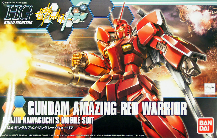 Bandai HG Build Fighters 026 Gundam AMAZING RED WARRIOR 1/144 Scale Kit (4543112948724)