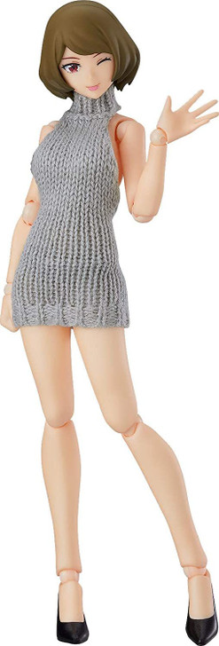 Max Factory figma Female Body (Chiaki) with Backless Sweater Outfit