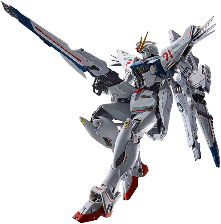 Bandai Metal Build Gundam F91 Chronicle White Ver. Figure