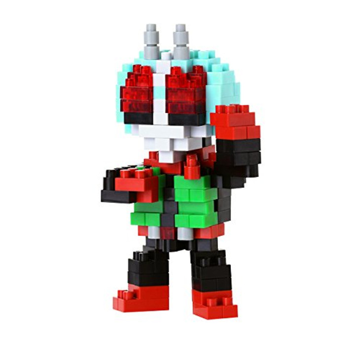 Kawada NBTN-007 nanoblock Kamen Masked Rider New 2 & New Cyclon