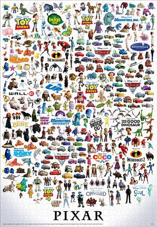 Tenyo Jigsaw Puzzle Disney Pixar Character / Great Collection (All Characters) (1000 Pieces)