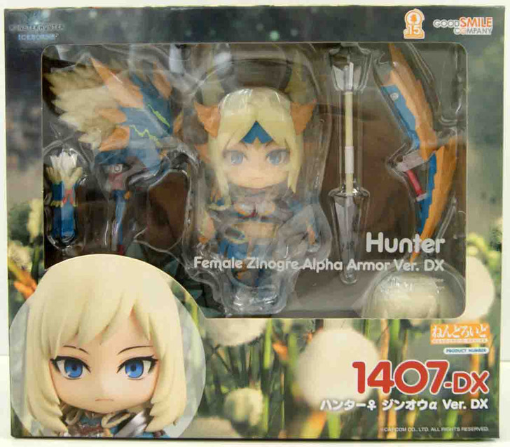 Good Smile Company Nendoroid Hunter: Female Zinogre Alpha Armor Ver. DX (MONSTER HUNTER WORLD: ICEBORNE)