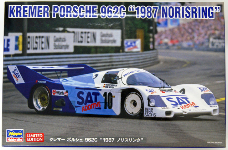 Hasegawa 1/24 Kremer Porsche 962C 1987 Norisring Plastic Model