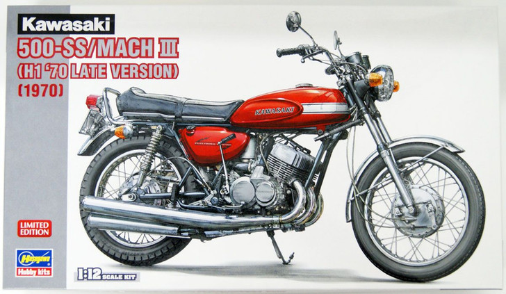 Hasegawa 1/12 Kawasaki 500-SS/MACH III (H1 Late) Plastic Model