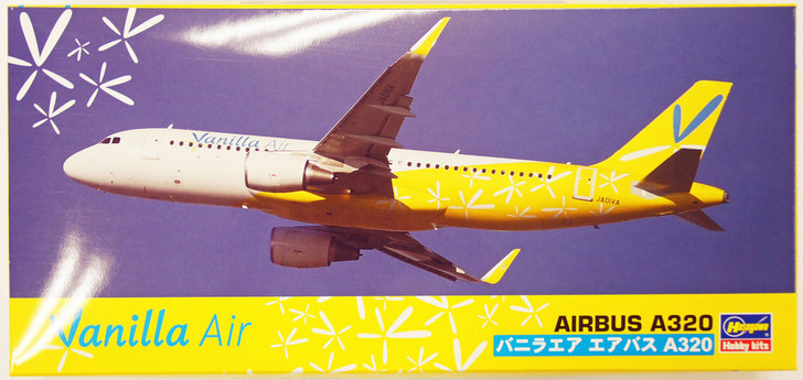 Hasegawa 43 Airbus A320 Vanilla Air 1/200 Scale Kit - Plaza Japan