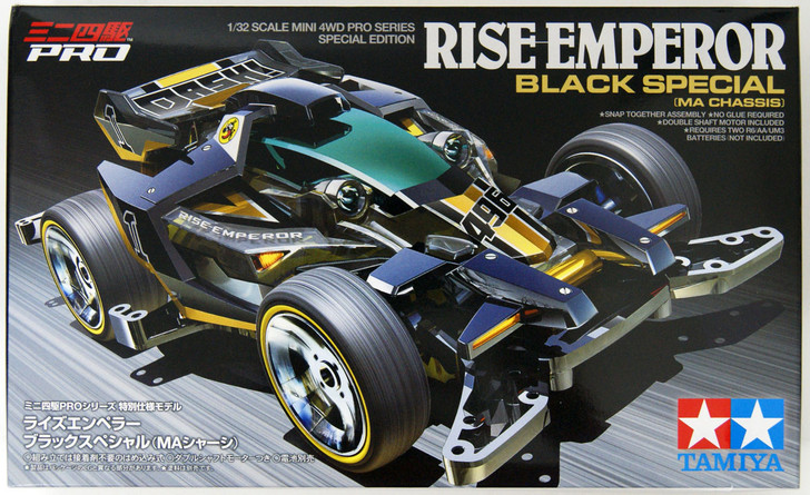 Tamiya Mini 4WD 1/32 Rise-Emperor Black Special MA Chassis