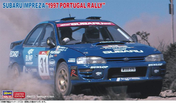 Hasegawa 1/24 Subaru Impreza '1997 Portugal Rally' Plastic Model