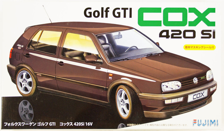 Fujimi RS-47 Volkswagen Golf GTI COX 420Si 16V 1/24 Scale Kit (4968728126180)