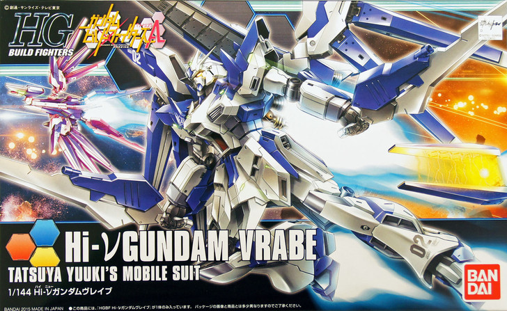 Bandai HG Build Fighters 029 HI-NU GUNDAM VRABE 1/144 scale kit (4573102554383)
