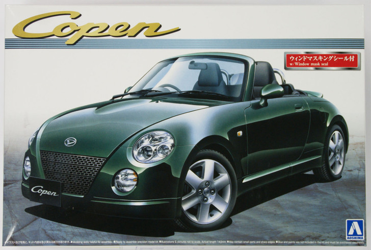 Aoshima 15131 Daihatsu Copen Active Top 1/24 Scale Kit (4905083015131)