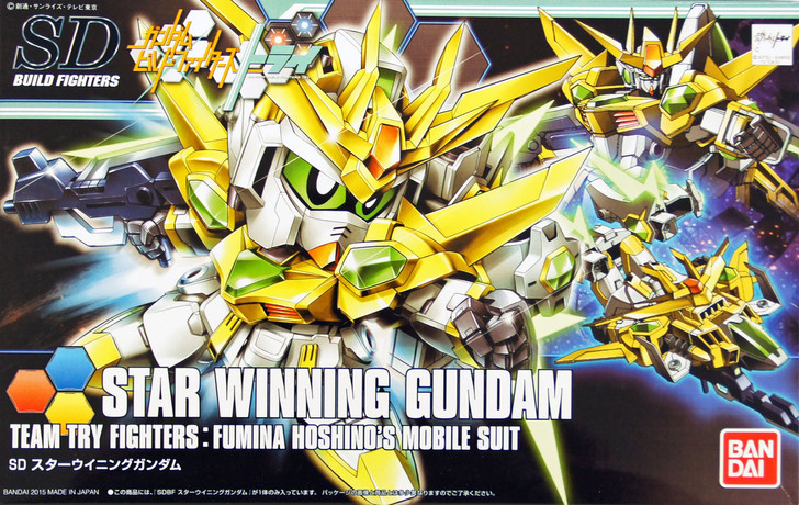 Bandai HG Build Fighters 030 STAR WINNING Gundam non Scale Kit (4573102554390)