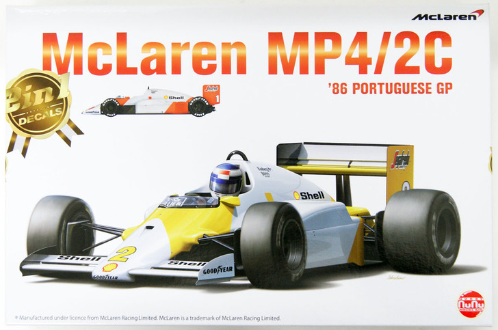 Platz NuNu Racing Series McLaren MP4/2C 1986 Portuguese GP 1/20 Scale Kit