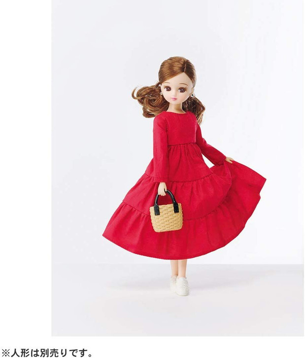 Takara Tomy Licca Doll VERY Collaboration Outfit Dress Set