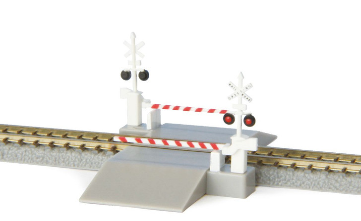 Rokuhan S045-2 Railroad Crossing Set (US Type) (Z Scale)