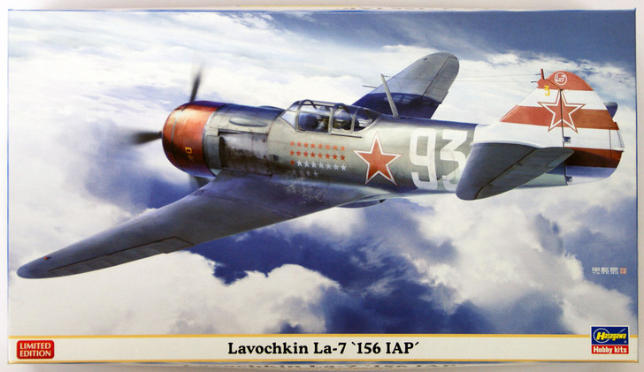Hasegawa 07398 Lavochkin La-7 156 IAP 1/48 Scale Kit (4967834073982)