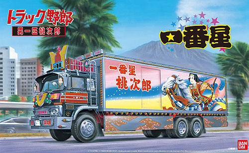 Aoshima 50514 Japanese Decoration Truck Ichiban Boshi Otoko Ippiki Momotaro 1/32 Scale Kit (4905083050514)