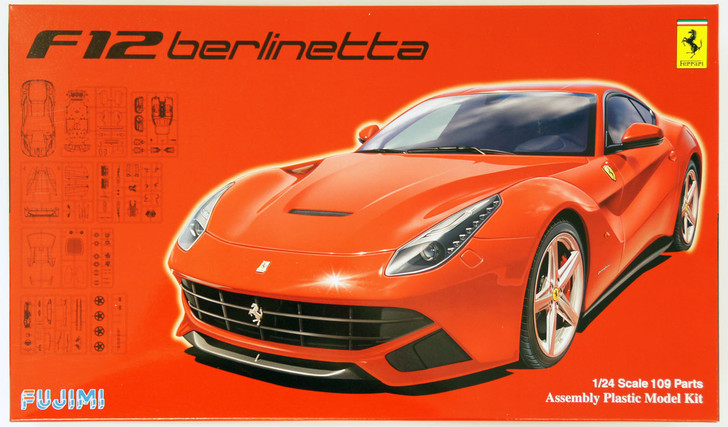 Fujimi RS-33 Ferrari F12 berlinetta DX 1/24 scale kit (4968728126197)