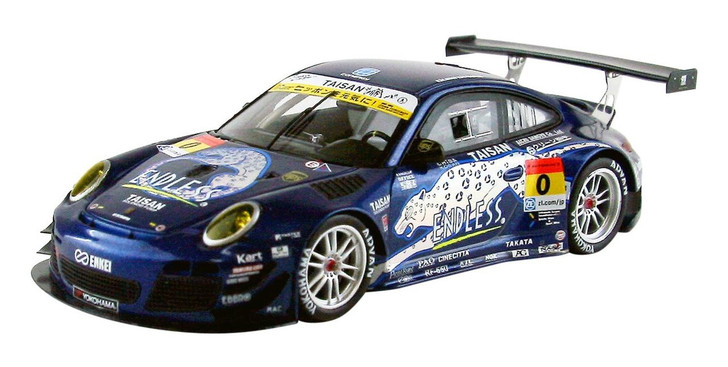 Ebbro 44925 ENDLESS TAISAN PORSCHE SUPER GT300 2013 No.0 BLUE 1/43 Scale (4526175449254)