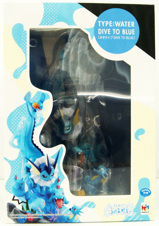 Megahouse G.E.M. EX Series Pokemon Water Type DIVE TO BLUE Figure