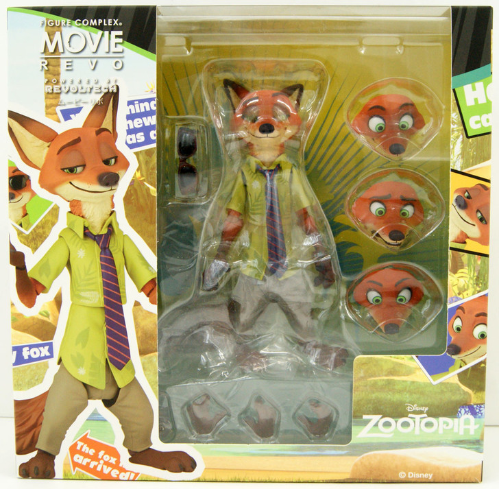 Kaiyodo Movie Revo Series No.010 Nick Wilde Figure (Zootopia)