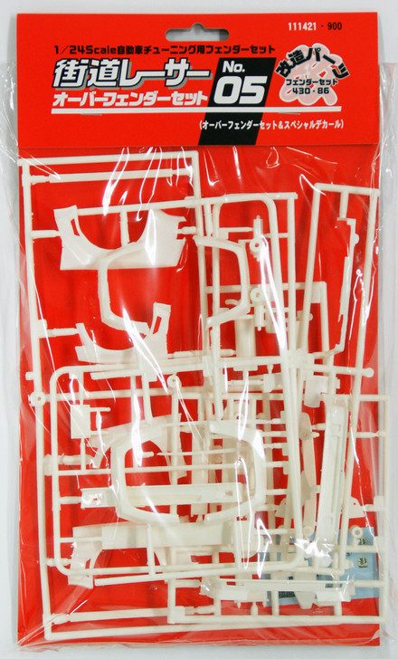 Fujimi KR-05 Fender Set 05 Over Fender Set & Special Decal Set 1/24 Scale