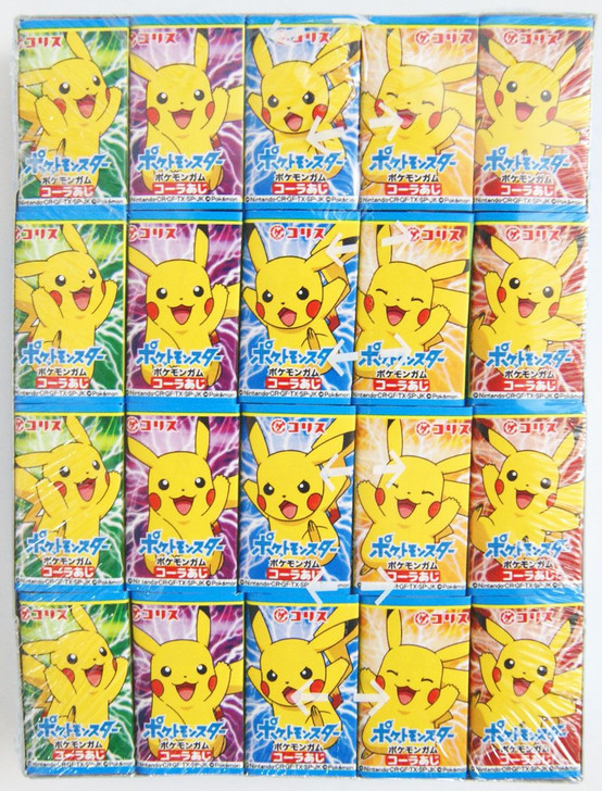 Top Super Pokemon Gum 1 Box (60 Pieces) Japanese Dagashi Snack