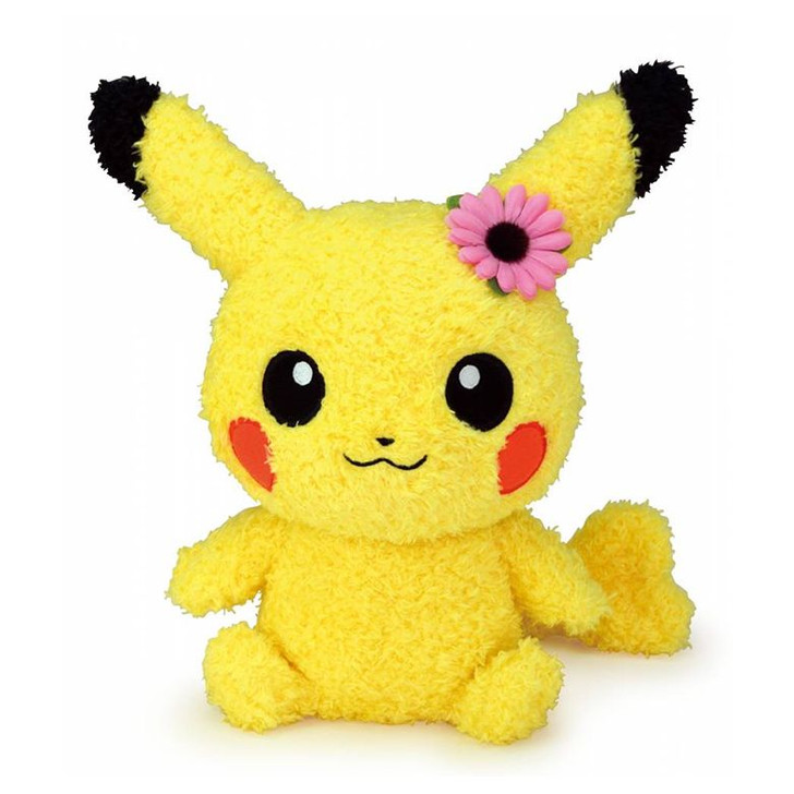 Pokemon Fluffy Plush Doll Pikachu (Female)