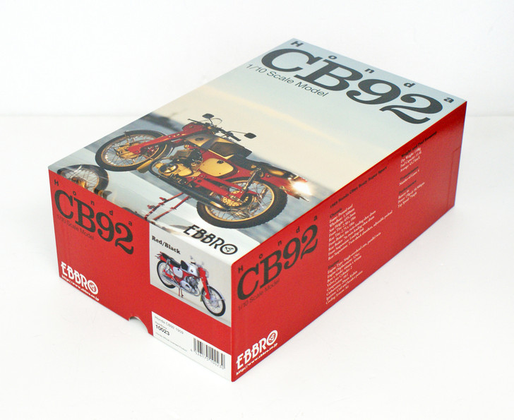 Ebbro 10023 Honda CB92 (Red) 1/10 Scale (4526175100230)