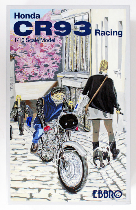 Ebbro 10028 Honda CR93 Racing Bike (Black) 1/10 Scale - Plaza Japan