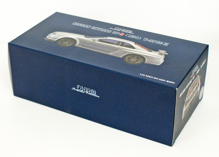 Ebbro 24017 Nissan Skyline GT-R R34 V SpecII (Silver) 1/24 Scale