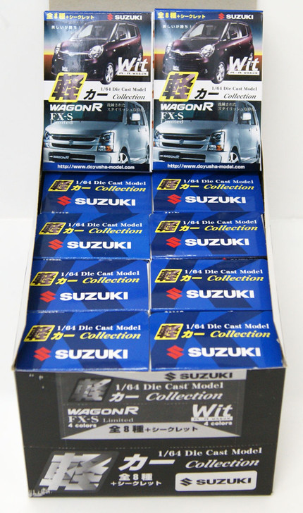 1/64 Die Cast Model Light Car Collection No.2 Suzuki 10 Cars Set Box