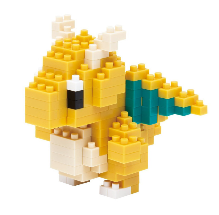 Kawada NBPM-011 nanoblock Pokemon Dragonite (Kairyu) (4972825149539)