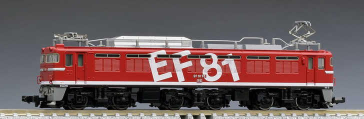 Tomix 7153 JR Electric Locomotive Type EF81 (No.95/ Rainbow Paint/ H Rubber Gray) (N scale)