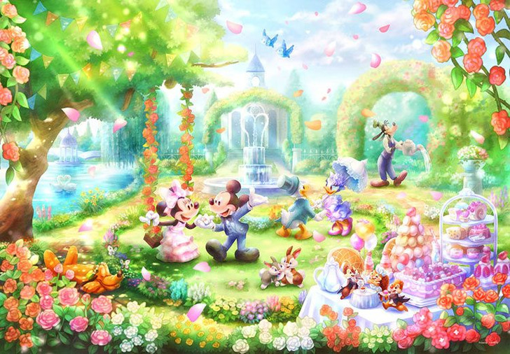 Jigsaw Puzzle Disney Mickey & Friends Garden Party (1000 Pieces)