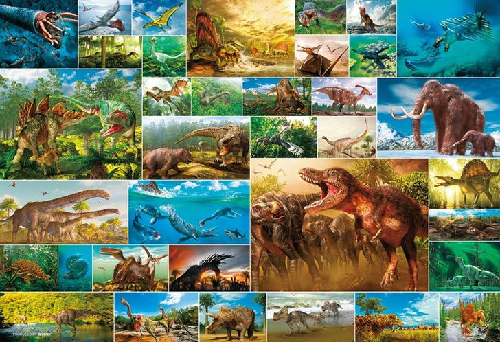 Beverly 83-098 Jigsaw Puzzle Life of Dinosaurs (300 Pieces)
