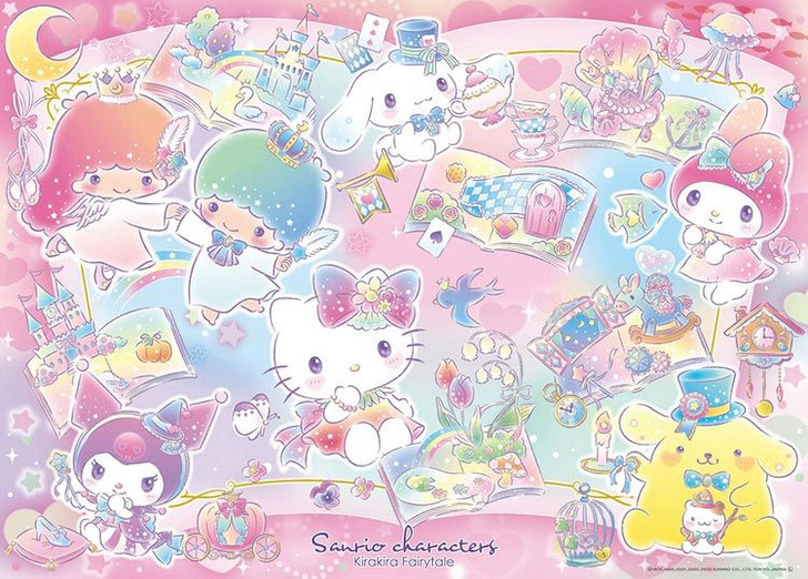 Beverly 66-148 Jigsaw Puzzle Sanrio Characters Glitter Fairy Tale (600  Pieces)