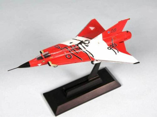 Pit-Road Skywave SNM-12 J-35O Draken Austria 1/144 Scale Assembled (4986470015927)