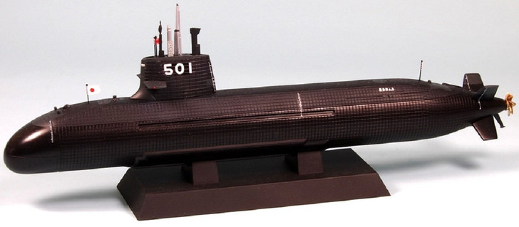 Pit-Road Skywave JBM-05 JMSDF SS-501 SORYU Class 1/350 Pre-Painted Model (4986470017686)