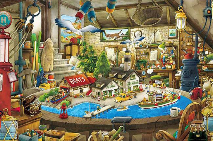 Appleone 1000-859 Jigsaw Puzzle Little Harbor (1000 Pieces)