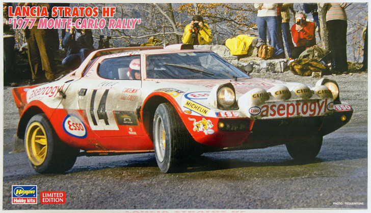Hasegawa 20268 Lancia Stratos HF 1977 Monte-Carlo Rally 1/24 Scale Kit (4967834202689)